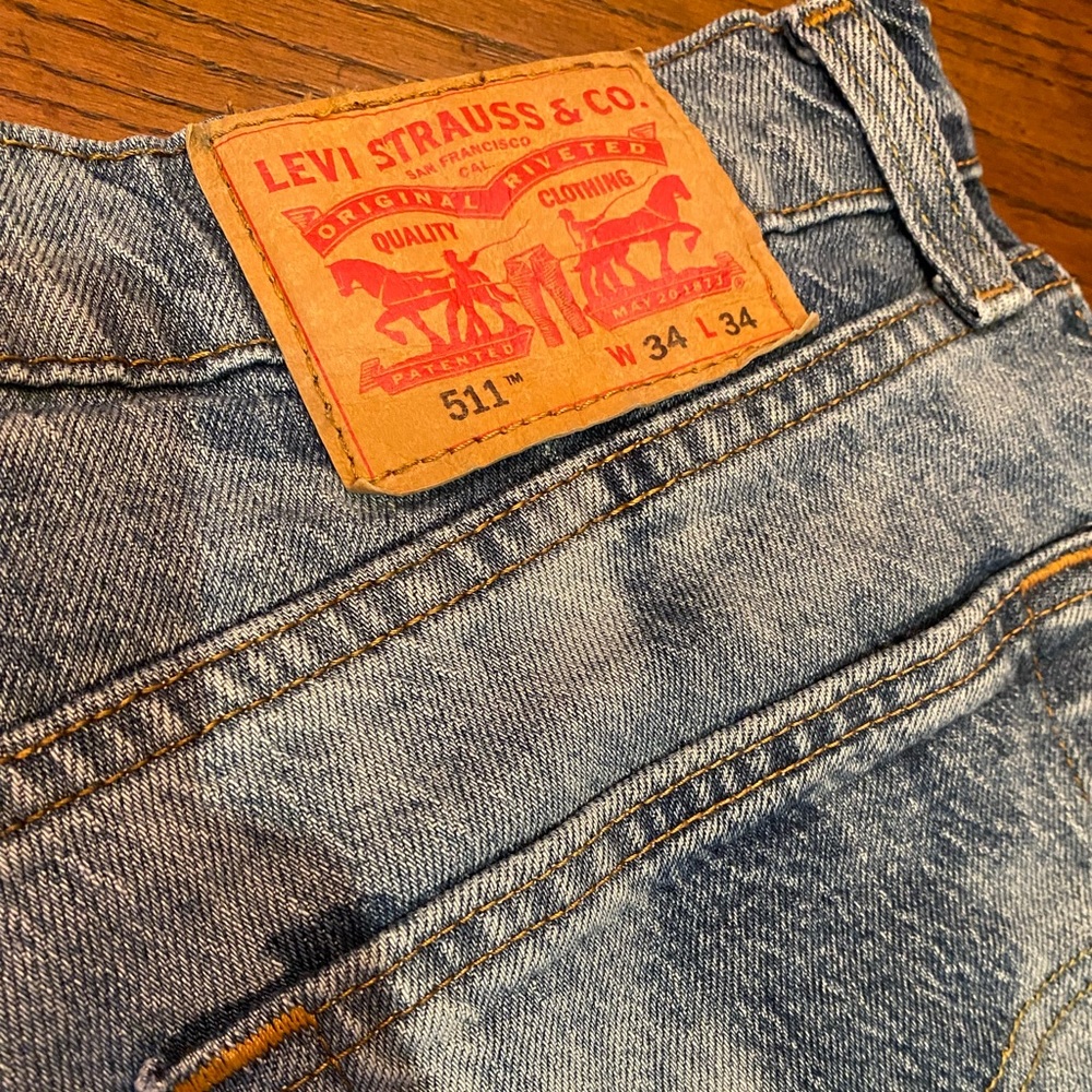 Bleach Dyed Levi 511 - 34x34